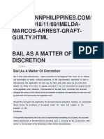 Bail As A Matter of Discretion