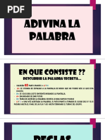 Juego Adivina La Palabra