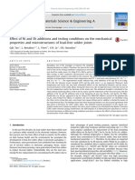 Effect of Ni and SB Additions and Testing Conditions On The Mechanical Properties and Microstructures of Lead-Free Solder Joints PDF