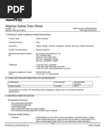 Material Safety Data Sheet: 1. Product and Company Identification