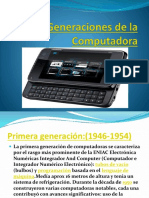 Generaciones de Las Computadoras