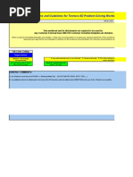 Instructions and Guidelines For Tenneco 8D Problem Solving Workbook