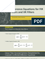 Linear Time-Invariant Systems Characterized by Constant-Coefficient Difference Equations