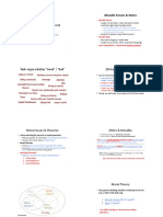 Critical Reasoning & Moral Theory (Part 1) : Moodle Forum & Notes