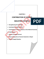 Cement Industry Economic Analysis