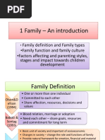 1 Family - An Introduction HDPS 2103