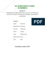 Estudio Agrologico, Hidrologico - Agroeconomico Canal Naranjitos 2