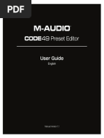 Code49PresetEditor UserGuide v1.1 PDF