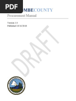 Buncombe County Draft Procurement Manual