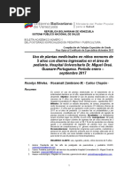 Uso de Plantas Medicinales en Niños Menores de 5 Años Con Diarrea Ingresados en El Área de Pediatría. Hospital Universitario Dr. Miguel Oraá. Guanare-Portuguesa. Período Enero - Septiembre 2017