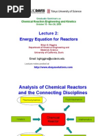 Reactor Energy Balance