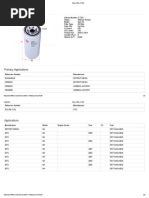 Sakura Filter C-7302: Primary Applications