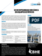 Curso de Integridad Mecanica en Equipos Estaticos