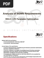 09 - SA5 Analysis of NGMN Requirement 9 - LTE Parameter Optimization