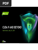 Cuda 9 and Beyond