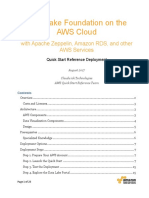 Data Lake Foundation WTH Zeppelin and Amazon Rds On The Aws Cloud