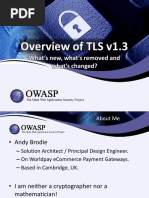 Overview of TLS v1.3