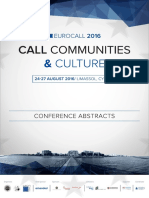 Eurocall 2016 Programme