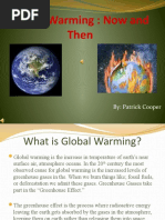 Global Warming: Now and Then: By: Patrick Cooper