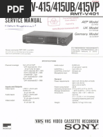 Sony SLV-415 PDF