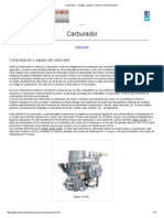 Carburador - Reglajes, Ajustes y Demas Consideraciones