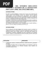 Analisis Del Entorno Educativo Interno y Externo de La Institucion Educativa Docx (2) Dioni