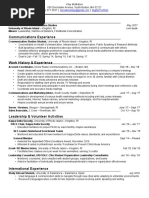 Kiley Mcmahon Resume