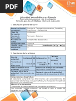 Guía de Actividades y Rúbrica de Evaluación - Tarea 4 - Comprender El Comportamiento de Los Agentes Económicos