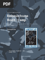 Embouchure Boot Camp - Saxophone PDF