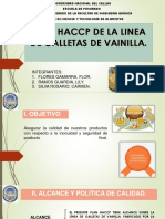 Plan Haccp Galletas de Vainilla ULTIMO