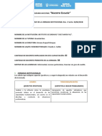 Informe Primera y Segunda Jornada