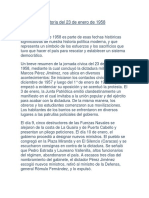 Historia Del 23 de Enero de 1958