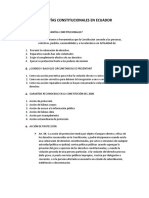 Garantías Constitucionales en Ecuador