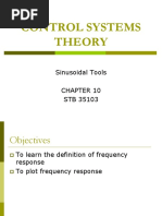 Control Systems Theory: Sinusoidal Tools STB 35103