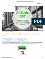 Aprende El Análisis ABC Paso A Paso para Clasificar Inventarios