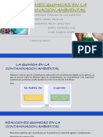 Reacciones Quimicas en La Contaminacion Ambiental