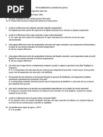 Respùestas Preghuntas de Termodinamica Sustancias Puras