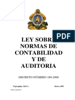 Ley Sobre Normas de Contabilidad y Auditoria