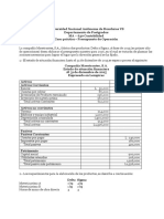 Caso Practico de Presupuesto de Operaciones