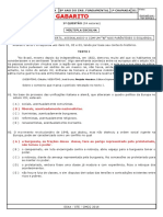 Gabarito Ae3 História 8º Ano