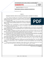 Gabarito Ae3 Língua Portuguesa 8º Ano