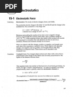 Chapter 15 Electrostatics Problem Solving Exercises