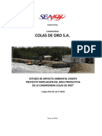 Seajoy Group Camaronera Colas de Oro S.A. Estudio de Impacto Ambiental Exante Proyecto Ampliacion Del Area Productiva de La Camaronera Colas de Oro