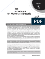 Principios Constitucionales en Materia Tributaria