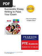 Recipe For Successful Essay Writing To Pass Your Exam