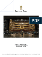 Ficha Tecnica Teatro Real Madrid