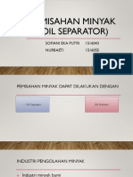 Pemisahan Minyak (Oil Separator)