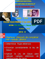 Flujo Electrico y La Ley de Gauss Fic 2015-II-1