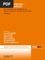 (Handbucher Zur Sprach- Und Kommunikationswissenschaft 38.1) Cornelia Müller, Alan Cienki, Ellen Fricke, Silva H. Ladewig, David McNeill, Sedinha Teßendorf (Eds.)-Body – Language – Communication_ an I