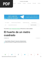 El Huerto de Un Metro Cuadrado